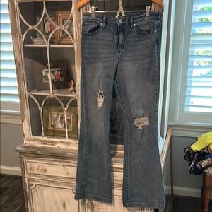 Women's Scoop Distressed Jeans, Size 12